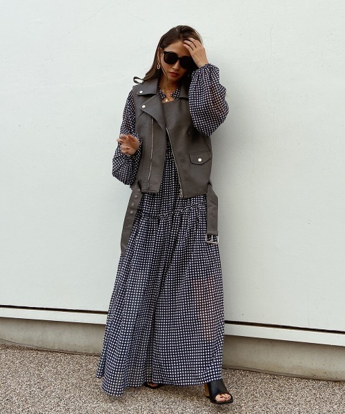 ベストleatherジャケット（ライダースジャケット）｜esutoreja