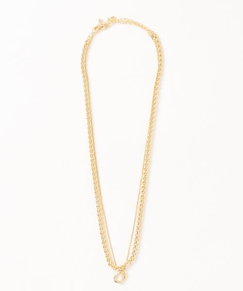 DouDou（ドゥドゥ）の「2連ラウンドトップネックレス（ネックレス・レディース・ゴールド/シルバー・FREE）」の7枚目の写真