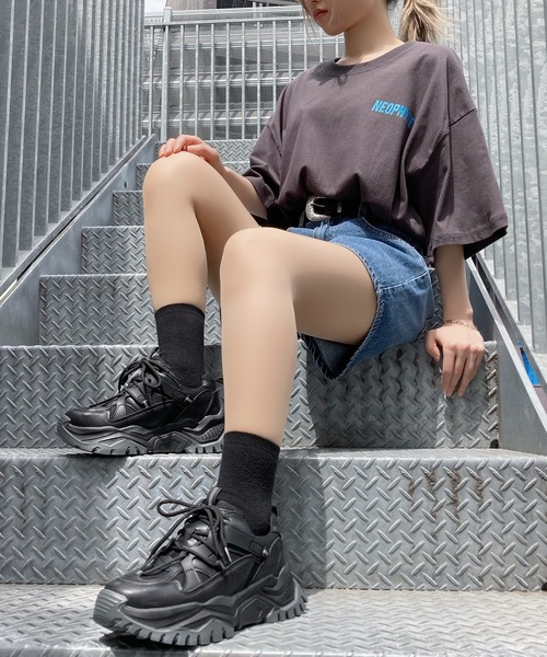 Figments（フィグメンツ）の「UGLYスニーカー（スニーカー・レディース・オフホワイト/ブラック・SMALL/MEDIUM）」の14枚目の写真