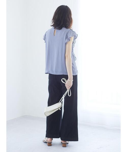 ELENCARE DUE（エレンカーレデュエ）の「・ELENCARE DUE　レースシフォンブラウス＊（シャツ/ブラウス・レディース・ブラック/オフホワイト/ブルー/ピンク系その他2・FREE）」の17枚目の写真