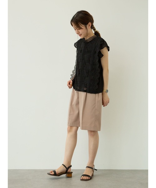 ELENCARE DUE（エレンカーレデュエ）の「・ELENCARE DUE　レースシフォンブラウス＊（シャツ/ブラウス・レディース・ブラック/オフホワイト/ブルー/ピンク系その他2・FREE）」の5枚目の写真