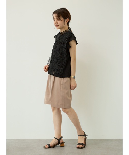 ELENCARE DUE（エレンカーレデュエ）の「・ELENCARE DUE　レースシフォンブラウス＊（シャツ/ブラウス・レディース・ブラック/オフホワイト/ブルー/ピンク系その他2・FREE）」の10枚目の写真