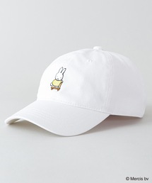 【MIFFY/ミッフィー】ワンポイント刺繍 ツイルキャップ