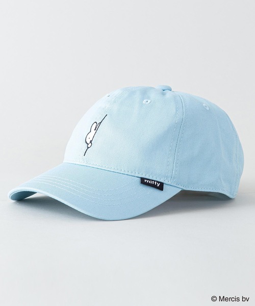 Miffy( ミッフィー)の「【MIFFY/ミッフィー】ワンポイント刺繍 ツイルキャップ(キャップ・レディース・ホワイト/ブラック/ベージュ/サックスブルー/スミクロ/ライトベージュ・FREE)」の6枚目の写真
