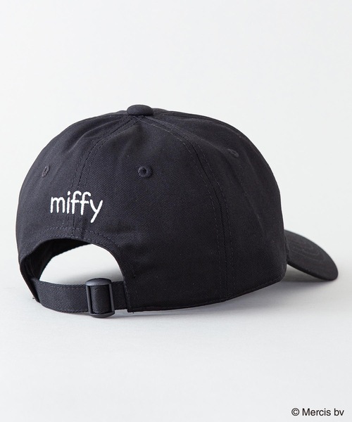 Miffy( ミッフィー)の「【MIFFY/ミッフィー】ワンポイント刺繍 ツイルキャップ(キャップ・レディース・ホワイト/ブラック/ベージュ/サックスブルー/スミクロ/ライトベージュ・FREE)」の9枚目の写真
