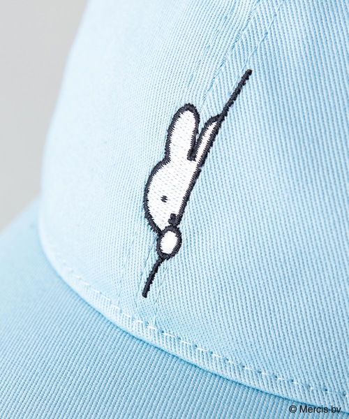 Miffy( ミッフィー)の「【MIFFY/ミッフィー】ワンポイント刺繍 ツイルキャップ(キャップ・レディース・ホワイト/ブラック/ベージュ/サックスブルー/スミクロ/ライトベージュ・FREE)」の15枚目の写真