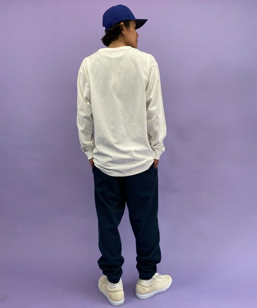 VANS（バンズ）の「VANS/バンズ　ワンポイント ブランドロゴロンT 121K1020100（Tシャツ/カットソー・メンズ・ブラック/ホワイト/ピンク/イエロー・S/M/L/XL）」の9枚目の写真