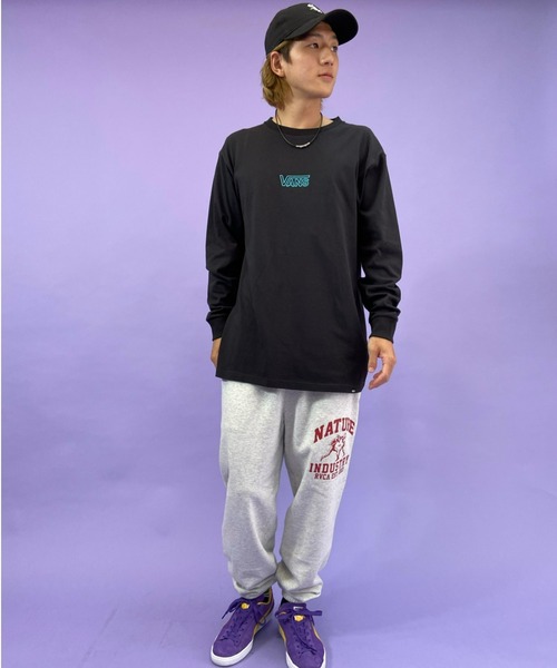 VANS（バンズ）の「VANS/バンズ　ワンポイント ブランドロゴロンT 121K1020100（Tシャツ/カットソー・メンズ・ブラック/ホワイト/ピンク/イエロー・S/M/L/XL）」の12枚目の写真