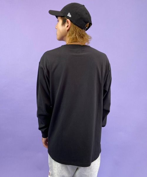 VANS（バンズ）の「VANS/バンズ　ワンポイント ブランドロゴロンT 121K1020100（Tシャツ/カットソー・メンズ・ブラック/ホワイト/ピンク/イエロー・S/M/L/XL）」の15枚目の写真