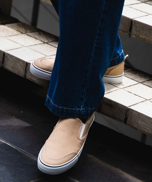 WEGO（ウィゴー）の「WEGO/SKATERSスリッポン（スニーカー・レディース・ホワイト/ダークグリーン/ベージュ/ブラック・SMALL/LARGE/MEDIUM/X-LARGE/X-SMALL）」の3枚目の写真