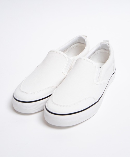 WEGO（ウィゴー）の「WEGO/SKATERSスリッポン（スニーカー・レディース・ホワイト/ダークグリーン/ベージュ/ブラック・SMALL/LARGE/MEDIUM/X-LARGE/X-SMALL）」の12枚目の写真