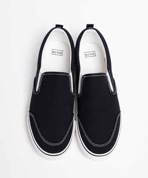 WEGO（ウィゴー）の「WEGO/SKATERSスリッポン（スニーカー・レディース・ホワイト/ダークグリーン/ベージュ/ブラック・SMALL/LARGE/MEDIUM/X-LARGE/X-SMALL）」の15枚目の写真