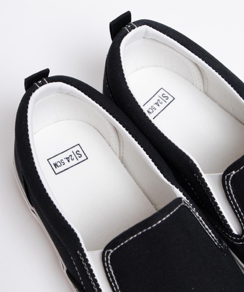 WEGO（ウィゴー）の「WEGO/SKATERSスリッポン（スニーカー・レディース・ホワイト/ダークグリーン/ベージュ/ブラック・SMALL/LARGE/MEDIUM/X-LARGE/X-SMALL）」の17枚目の写真