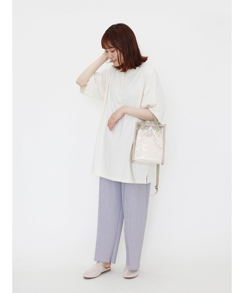 ehka sopo（エヘカソポ）の「プリーツパンツ（その他パンツ・レディース・ピンク/ベージュ/グレー・ﾌﾘ-）」の7枚目の写真