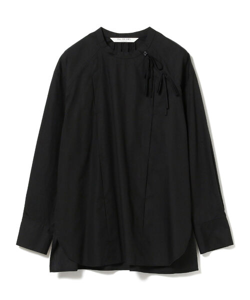 Ray BEAMS（レイビームス）の「Ray BEAMS / アシンメトリー リボン シャツ（シャツ/ブラウス・レディース・ブラック/ホワイト・ONE SIZE）」の5枚目の写真
