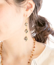 チャイハネ | 【チャイハネ】トリプルダルメシアンジャスパーピアス(ピアス（両耳用）)