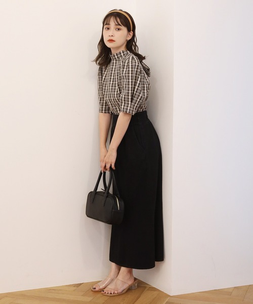 one after another NICE CLAUP(ワンアフターアナザーナイスクラップ)の「バックリボン袖コンシャスブラウス(シャツ/ブラウス・レディース・オフホワイト/ブラウン系その他/ベージュ系その他/ピンクベージュ・FREE)」の14枚目の写真