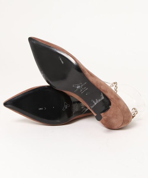 FABIO RUSCONI(ファビオルスコーニ)の「【FABIO RUSCONI】ポインテッドトウアンクルチェーンパンプス(F11002)(パンプス・レディース・ブラック/ベージュ/ブラック系その他・36/38/37/35)」の5枚目の写真