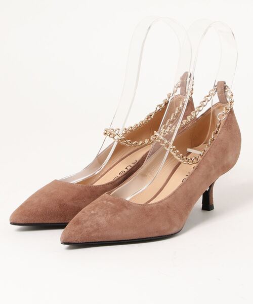 FABIO RUSCONI(ファビオルスコーニ)の「【FABIO RUSCONI】ポインテッドトウアンクルチェーンパンプス(F11002)(パンプス・レディース・ブラック/ベージュ/ブラック系その他・36/38/37/35)」の7枚目の写真