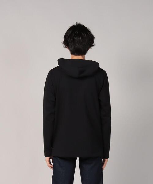 agnes b.（アニエスベー）の「WEB限定 K330 ロゴフード付きパーカー（パーカー・メンズ・ブラック・1/2/0/3）」の3枚目の写真