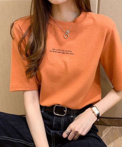 Bifrost(ビフレスト)の「フロントロゴTシャツ(Tシャツ/カットソー・レディース・オレンジ/グリーン/ホワイト・L)」の3枚目の写真