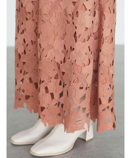 Sugar spoon（シュガースプーン）の「・SUGAR SPOON モチーフレースマーメイドスカート＊（スカート・レディース・チャコールグレー/ベージュ/ネイビー/オレンジ・FREE）」の14枚目の写真