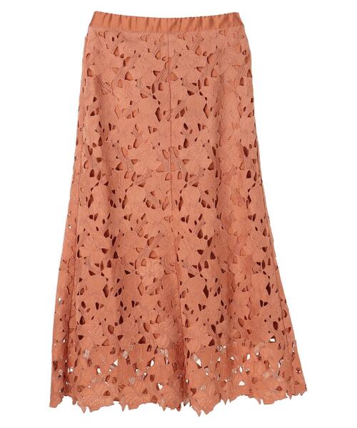 Sugar spoon（シュガースプーン）の「・SUGAR SPOON モチーフレースマーメイドスカート＊（スカート・レディース・チャコールグレー/ベージュ/ネイビー/オレンジ・FREE）」の22枚目の写真