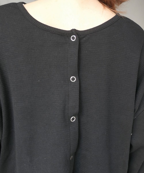CORNERS（コーナーズ）の「ハニカムテレコ2wayショートカーディガン（カーディガン/ボレロ・レディース・ブラック/グレー/アイボリー/グリーン系その他・FREE）」の9枚目の写真