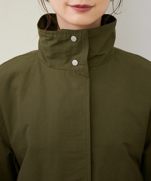 ROPE'（ロペ）の「【WEB限定】撥水ミリタリーブルゾン（ミリタリージャケット・レディース・キャメル/カーキ・38）」の18枚目の写真