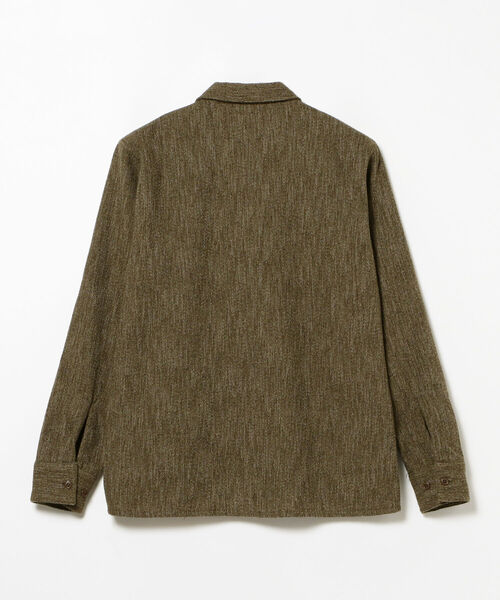 BEAMS PLUS(ビームスプラス)の「BEAMS PLUS / モール ツイル オープンカラー ミリタリー シャツ(シャツ/ブラウス・メンズ・チャコールグレー/オリーブ・LARGE/MEDIUM/X-LARGE/SMALL)」の21枚目の写真