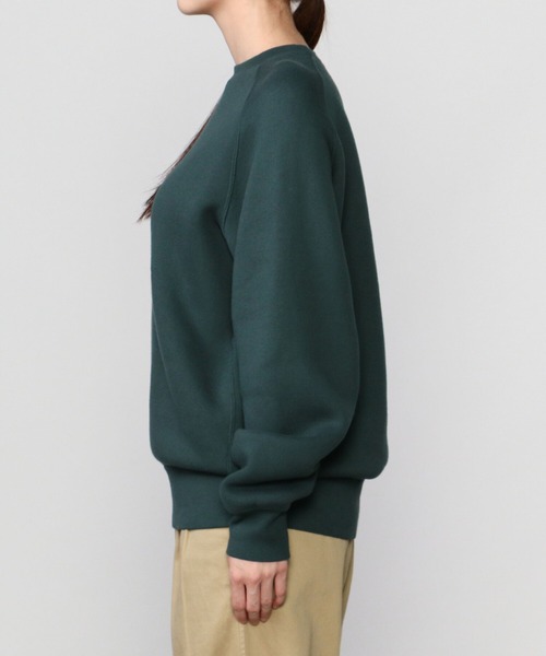 GYMPHLEX（ジムフレックス）の「Gymphlex | スウィングスリーブ スウェットプルオーバー WOMEN（スウェット・レディース・ネイビー/ダークグリーン/ライトグレー/マスタード・12/14）」の20枚目の写真