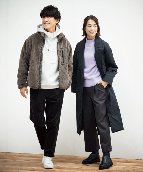 COMME CA ISM（コムサイズム）の「コーデュロイ テーパードパンツ（スラックス・メンズ・ホワイト/ダークブラウン/チャコール・SMALL/MEDIUM/LARGE）」の13枚目の写真