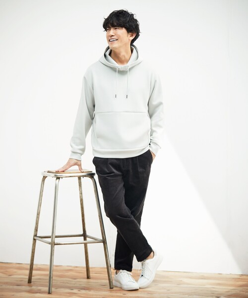 COMME CA ISM（コムサイズム）の「コーデュロイ テーパードパンツ（スラックス・メンズ・ホワイト/ダークブラウン/チャコール・SMALL/MEDIUM/LARGE）」の15枚目の写真