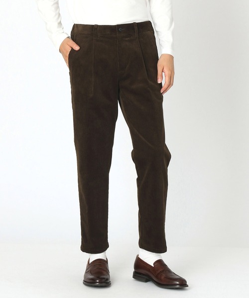 COMME CA ISM（コムサイズム）の「コーデュロイ テーパードパンツ（スラックス・メンズ・ホワイト/ダークブラウン/チャコール・SMALL/MEDIUM/LARGE）」の3枚目の写真