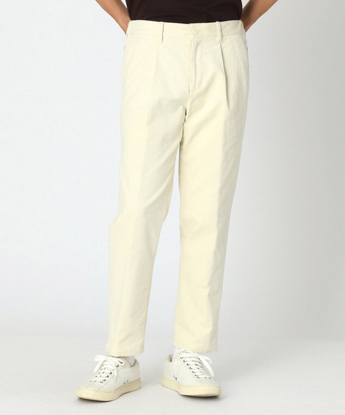 COMME CA ISM（コムサイズム）の「コーデュロイ テーパードパンツ（スラックス・メンズ・ホワイト/ダークブラウン/チャコール・SMALL/MEDIUM/LARGE）」の2枚目の写真