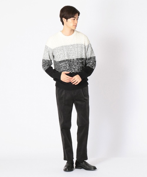 COMME CA ISM（コムサイズム）の「コーデュロイ テーパードパンツ（スラックス・メンズ・ホワイト/ダークブラウン/チャコール・SMALL/MEDIUM/LARGE）」の9枚目の写真