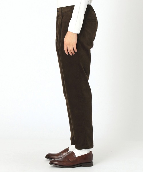 COMME CA ISM（コムサイズム）の「コーデュロイ テーパードパンツ（スラックス・メンズ・ホワイト/ダークブラウン/チャコール・SMALL/MEDIUM/LARGE）」の4枚目の写真