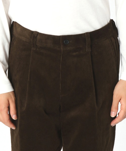 COMME CA ISM（コムサイズム）の「コーデュロイ テーパードパンツ（スラックス・メンズ・ホワイト/ダークブラウン/チャコール・SMALL/MEDIUM/LARGE）」の10枚目の写真