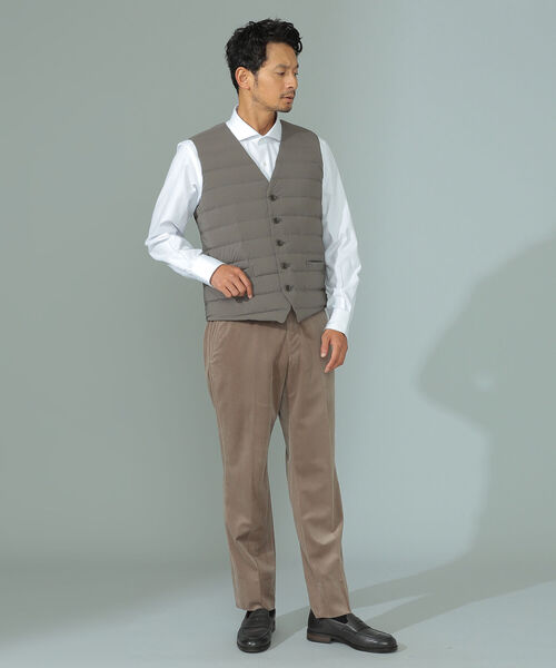 B:MING by BEAMS（ビーミングバイビームス）の「B:MING by BEAMS / ダウンキルト ジレ（ダウンベスト・メンズ・カーキ/ブラック・44/50/48/46）」の10枚目の写真