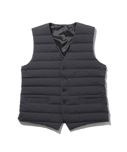 B:MING by BEAMS（ビーミングバイビームス）の「B:MING by BEAMS / ダウンキルト ジレ（ダウンベスト・メンズ・カーキ/ブラック・44/50/48/46）」の5枚目の写真