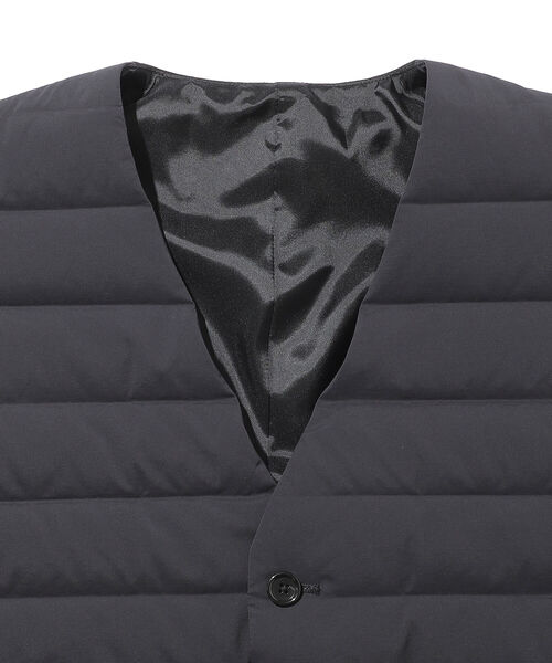 B:MING by BEAMS（ビーミングバイビームス）の「B:MING by BEAMS / ダウンキルト ジレ（ダウンベスト・メンズ・カーキ/ブラック・44/50/48/46）」の6枚目の写真