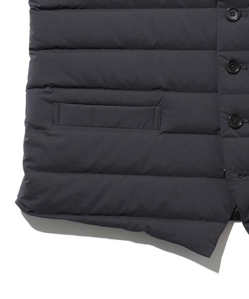 B:MING by BEAMS（ビーミングバイビームス）の「B:MING by BEAMS / ダウンキルト ジレ（ダウンベスト・メンズ・カーキ/ブラック・44/50/48/46）」の9枚目の写真