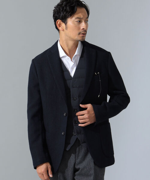 B:MING by BEAMS（ビーミングバイビームス）の「B:MING by BEAMS / ダウンキルト ジレ（ダウンベスト・メンズ・カーキ/ブラック・44/50/48/46）」の21枚目の写真