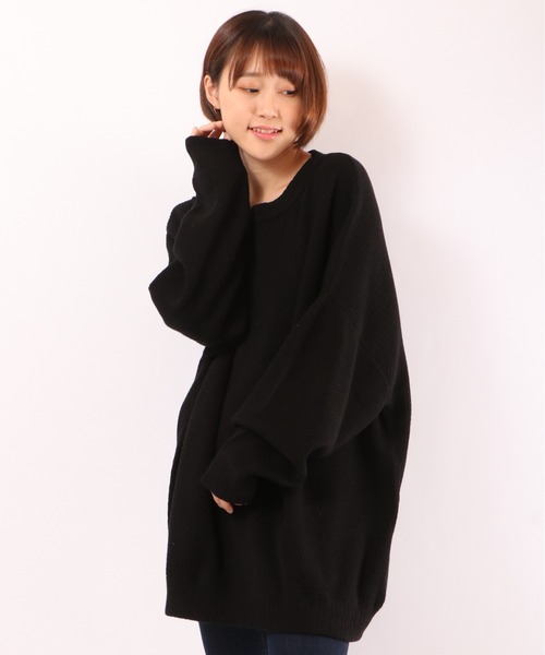 Revo.(レボ)の「ハニカムワッフル コットンニット LS Tee(ニット/セーター・メンズ・ブラック/カーキ/ナチュラル・L/M)」の13枚目の写真