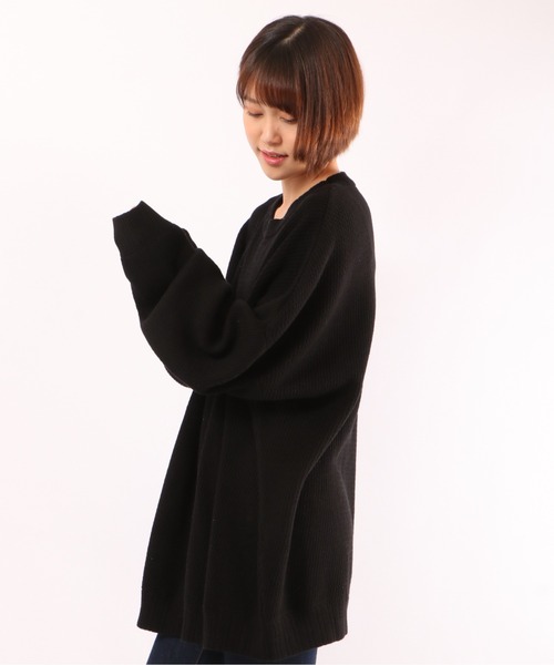 Revo.(レボ)の「ハニカムワッフル コットンニット LS Tee(ニット/セーター・メンズ・ブラック/カーキ/ナチュラル・L/M)」の14枚目の写真