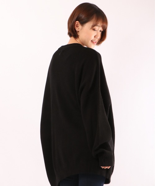 Revo.(レボ)の「ハニカムワッフル コットンニット LS Tee(ニット/セーター・メンズ・ブラック/カーキ/ナチュラル・L/M)」の16枚目の写真