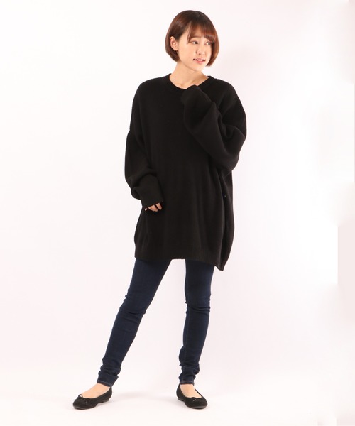 Revo.(レボ)の「ハニカムワッフル コットンニット LS Tee(ニット/セーター・メンズ・ブラック/カーキ/ナチュラル・L/M)」の17枚目の写真