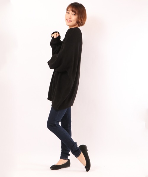 Revo.(レボ)の「ハニカムワッフル コットンニット LS Tee(ニット/セーター・メンズ・ブラック/カーキ/ナチュラル・L/M)」の18枚目の写真
