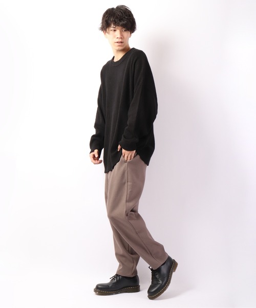 Revo.(レボ)の「ハニカムワッフル コットンニット LS Tee(ニット/セーター・メンズ・ブラック/カーキ/ナチュラル・L/M)」の10枚目の写真