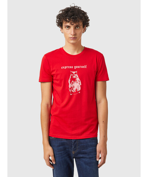 メンズ Tシャツ スリムフィット サステナブル Tシャツ カットソー Diesel ディーゼル のファッション通販 Zozotown